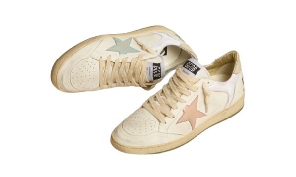 Ball Star Stella Pink And Azzurra And Heel Tab Beige