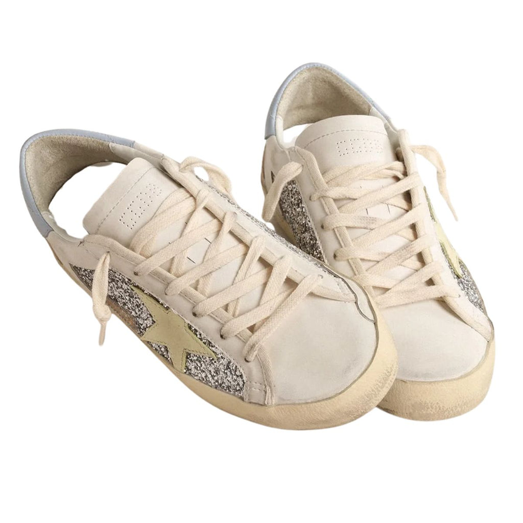 Gg Bio-Based Super-Star With Silver Glitter And Yellow Leather Star