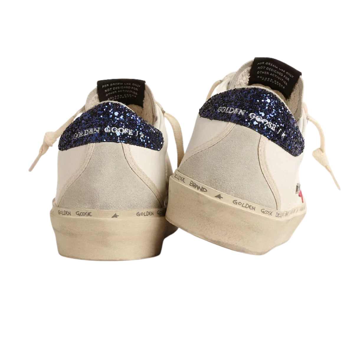 Gg Hi Star With Fuchsia Leather Star And Blue Glitter Heel Tab