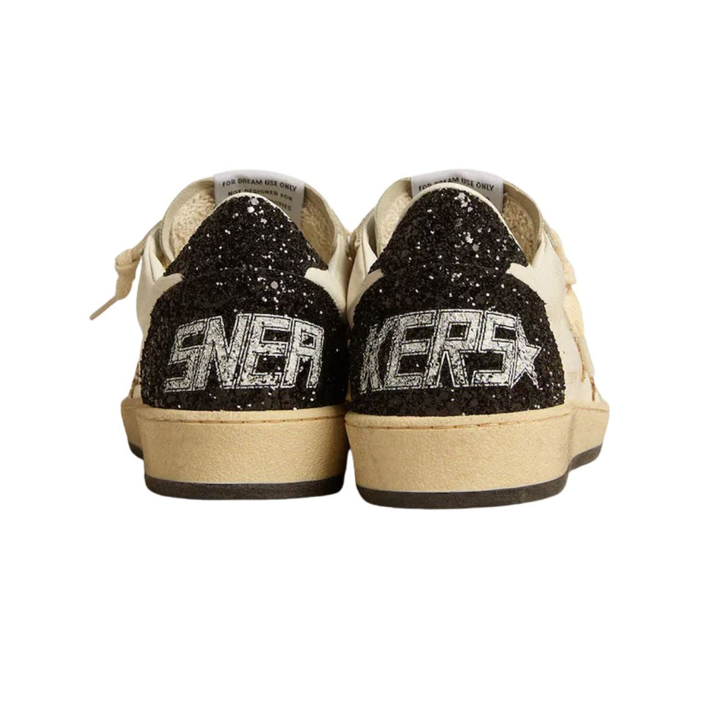 Gg Ball Star Ltd In Nappa Leather And Suede With Glitter Star And Black Heel Tab