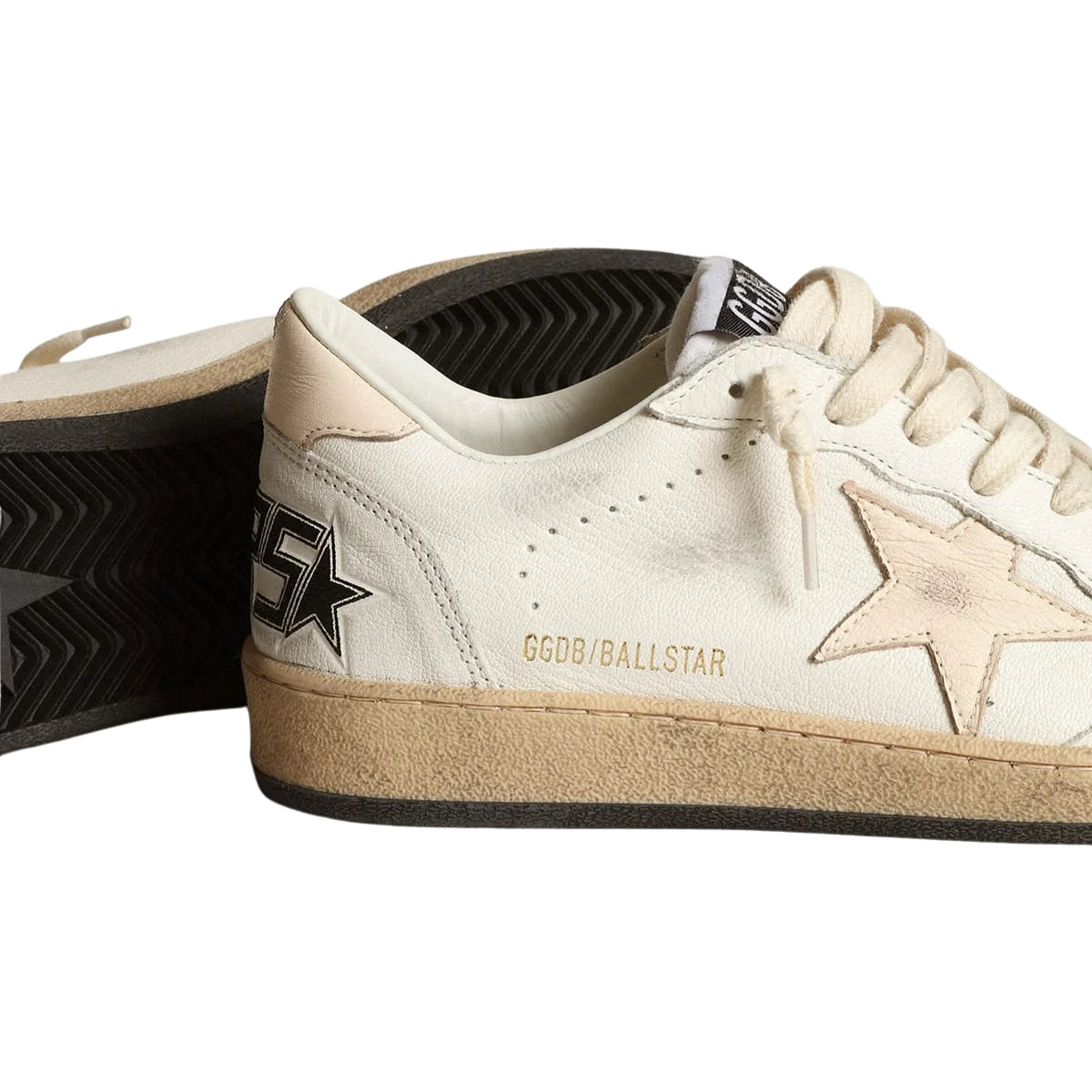 Gg Ball Star Ltd In Nappa Bianca With Stella In Nappa Color Salmone