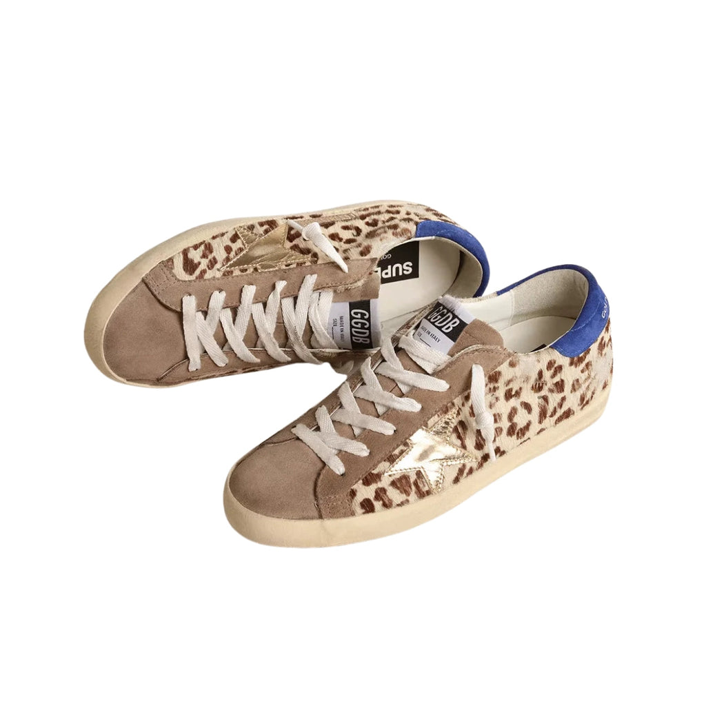 Ggs Pony Skin With Gold Star And Suede Heel Tab