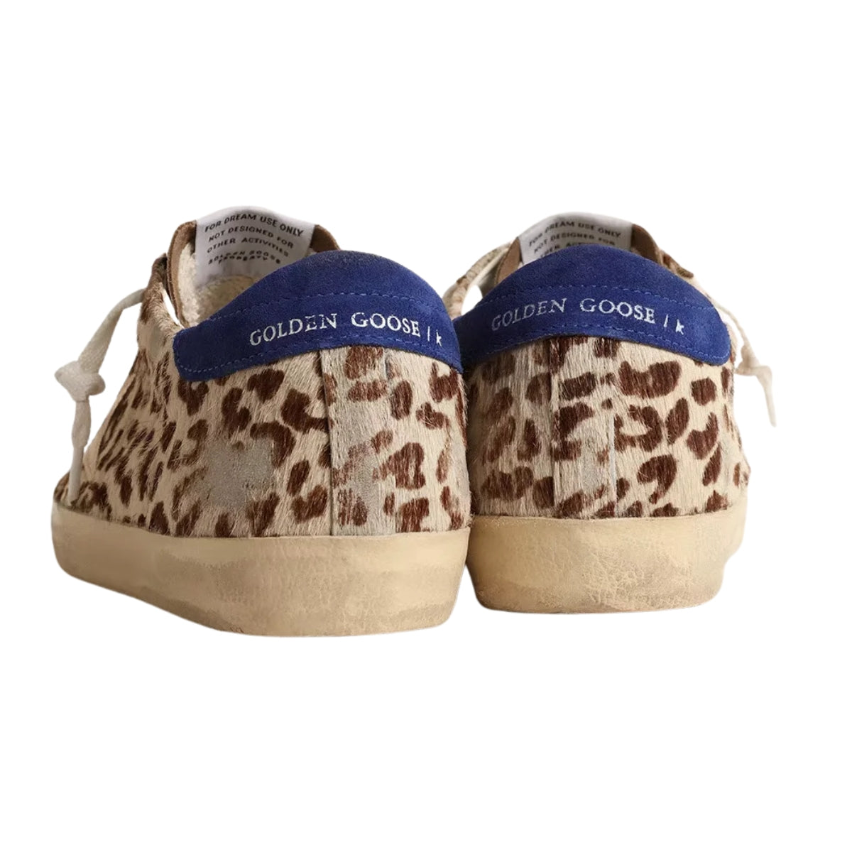 Ggs Pony Skin With Gold Star And Suede Heel Tab