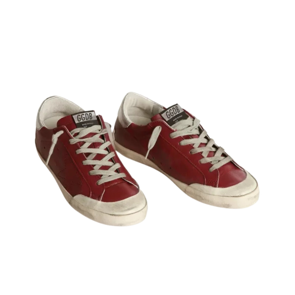 Ggs Sneakers In Nappa Leather With Perforated Star