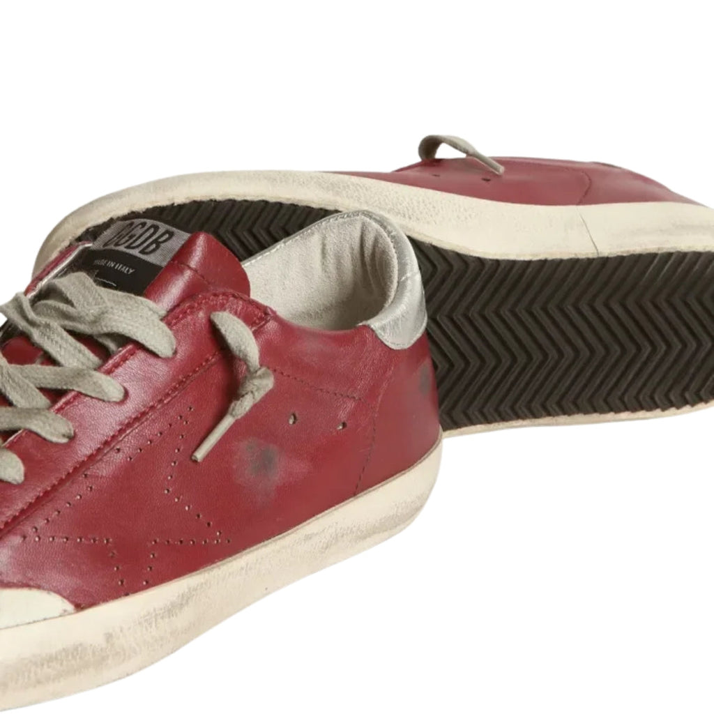 Ggs Sneakers In Nappa Leather With Perforated Star