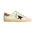 Ggs Blue Canvas Star And Tobacco Leather Heel Tab