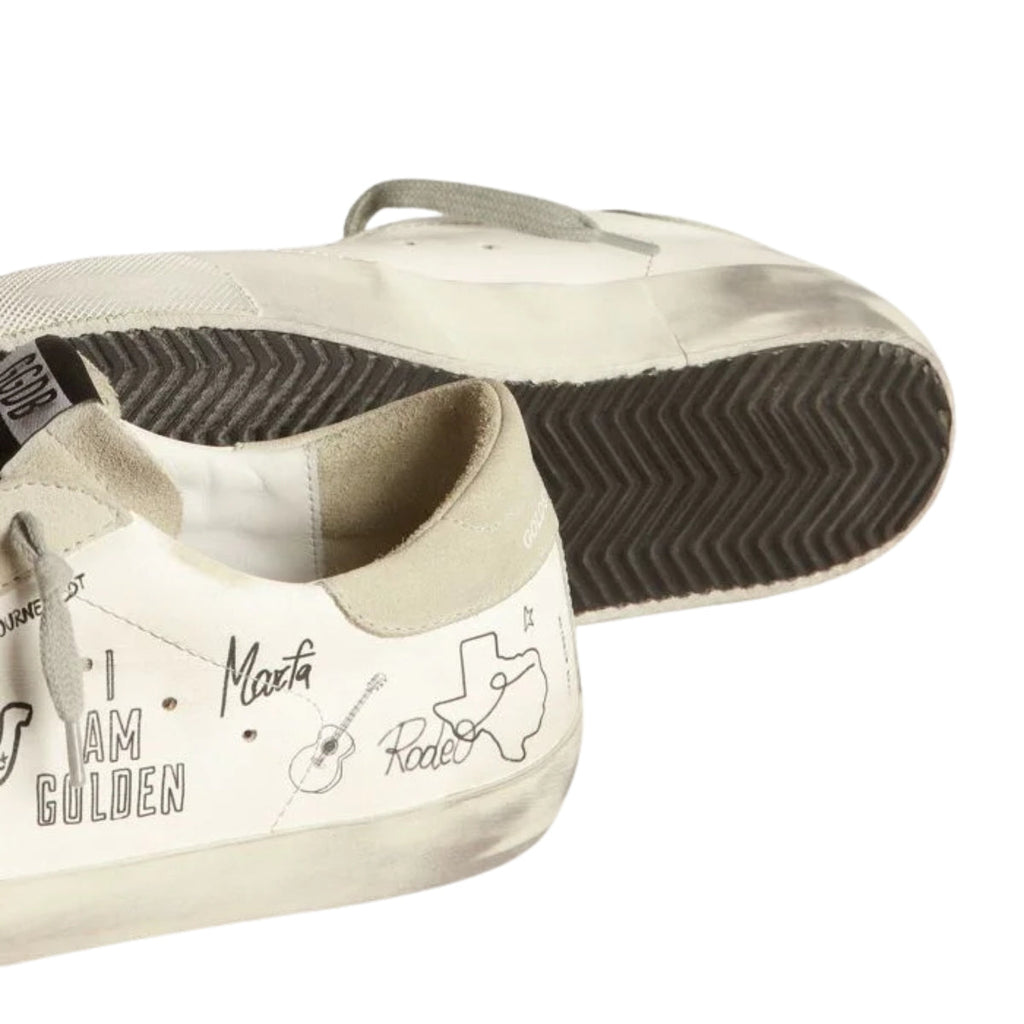 Ggs Sneakers With Texas Graffiti