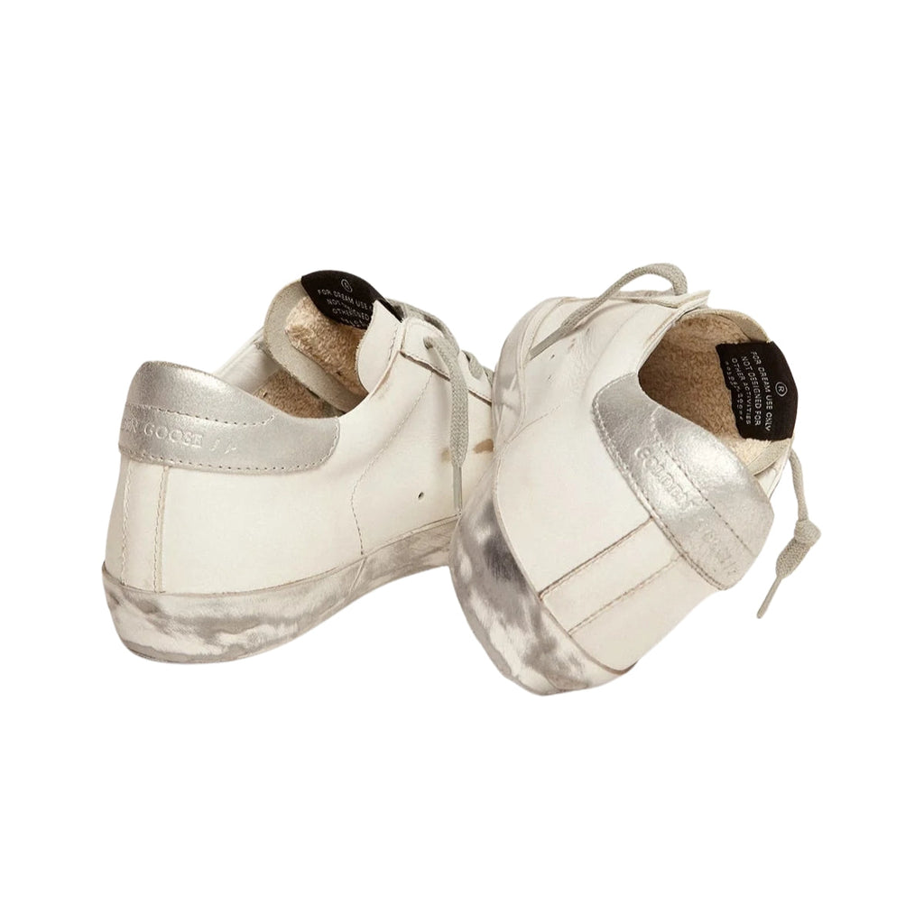 Ggs Sneakers With Silver Sparkle Foxing And Metal Stud Lettering