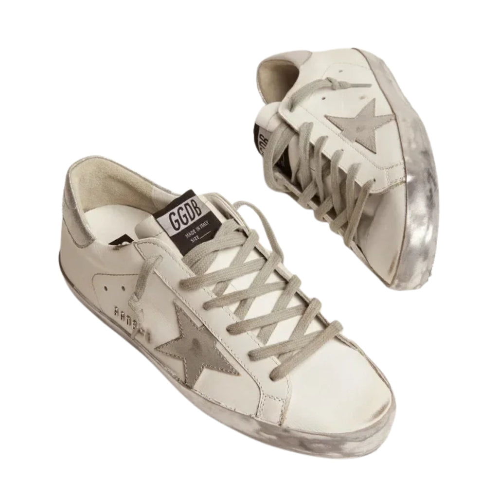 Ggs Sneakers With Silver Sparkle Foxing And Metal Stud Lettering